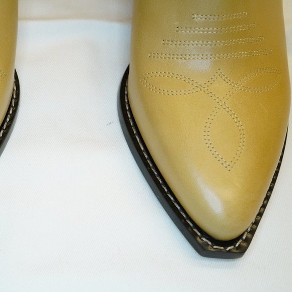 Isabel Marant Darizo Leather Ankle Boots, Beige, New in Box, Bag - Picture 5 of 9